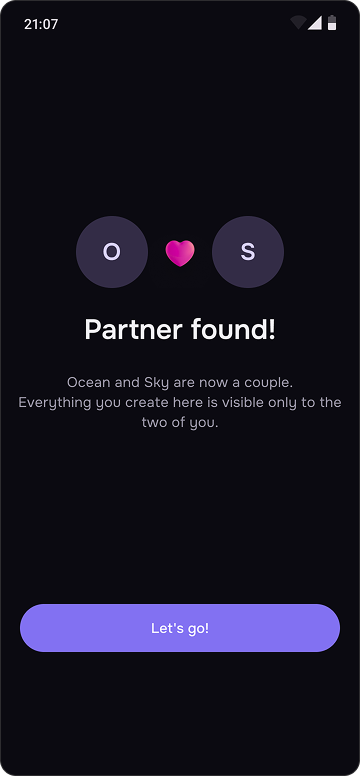 Partner found